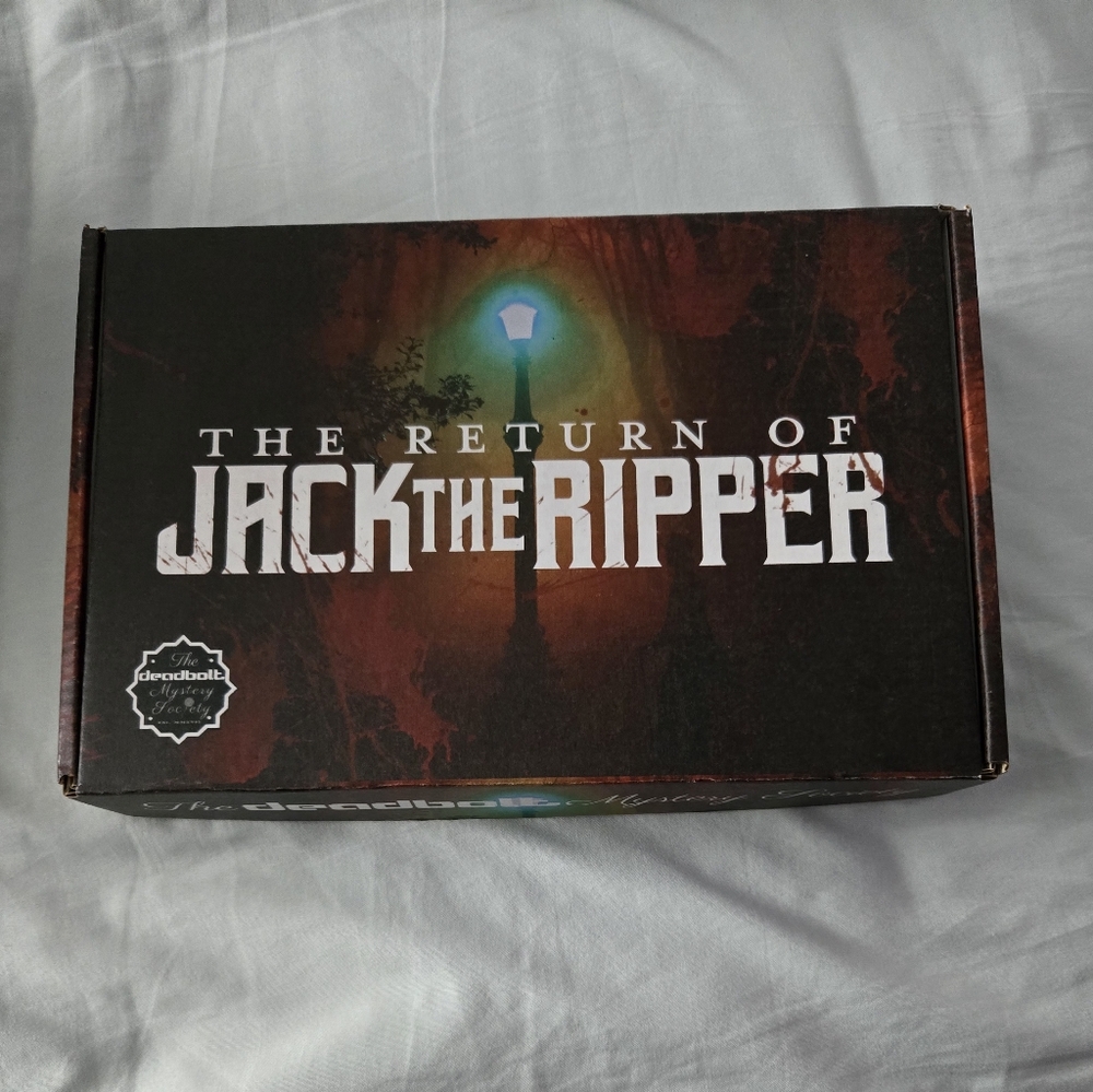 Deadbolt Mystery Society Jack The Ripper Murder Mystery